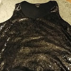 Lane Bryant Plus Size Sequins Tank